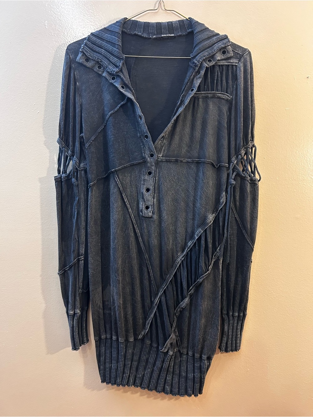 Salvage Black Knit Dress